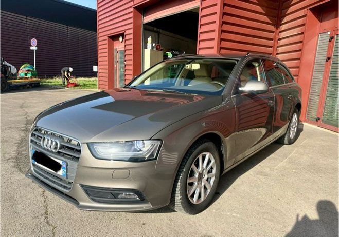 Audi A4 2.0 tdi 150cv pack luxe cuir gps leds x� Marron de 2014