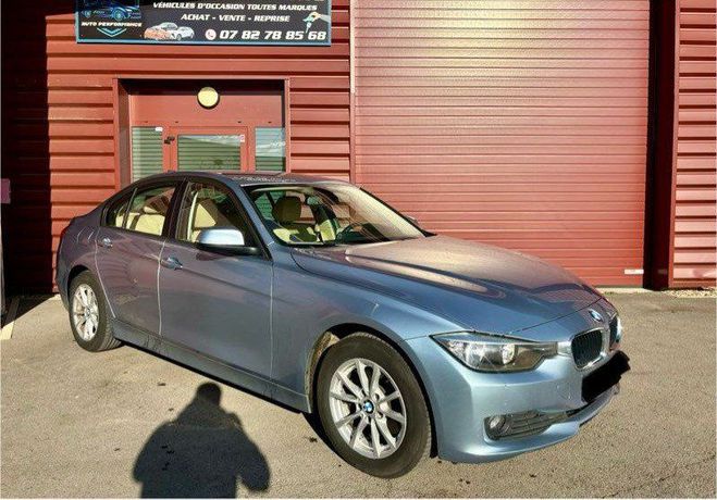 BMW Serie 3 320 d x-drive pack luxe cuir gps f30 bva Bleu de 2014