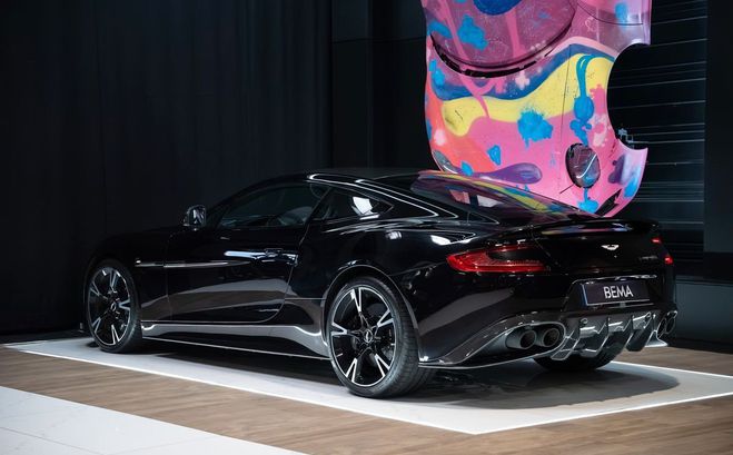 Aston martin Vanquish S 6.0 V12 600CH | Origine France 2nde Ma Noir de 2017