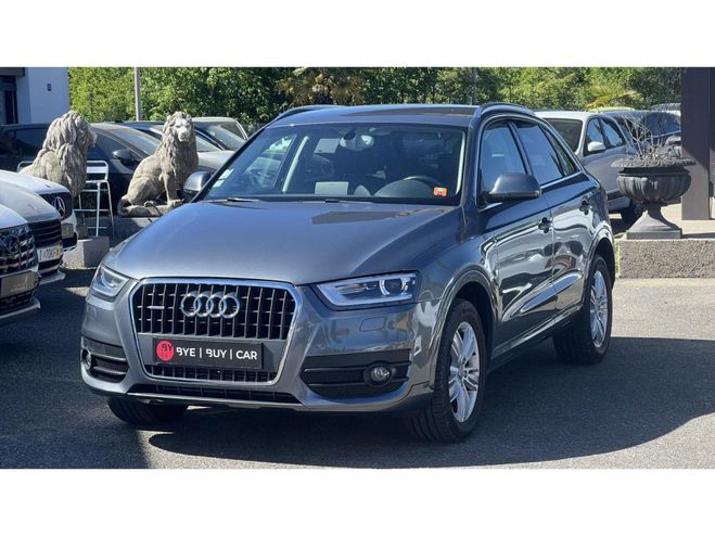 Audi Q3 Quattro 2.0 TDI 177 - S-tronic Ambition  GRIS FONCE de 2013