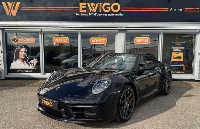 Porsche 911 cabriolet 3.0 450ch carrera 4s pdk porcs Noir de 2021