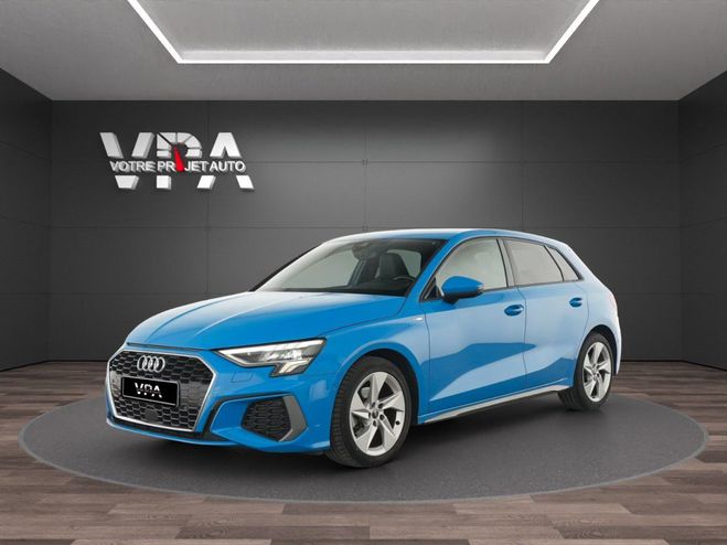Audi A3 Sportback IV 35 TDI 150ch S line S troni Bleu de 2022