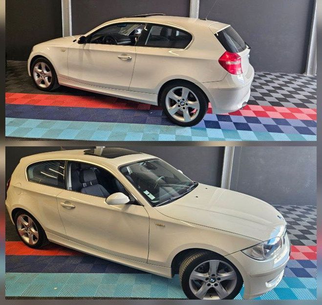 BMW Serie 1 120d 177ch excellis toit ouvrant attelag Blanc de 2008