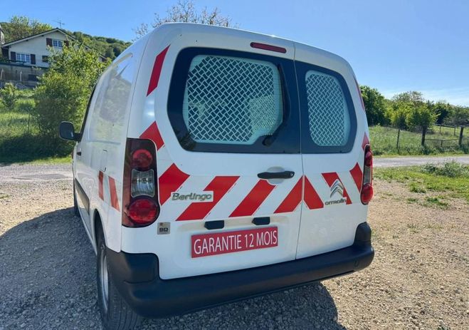 Citroen Berlingo 1,6l hdi 100 cv 3 places & Vitr� 96000 k Blanc de 2018