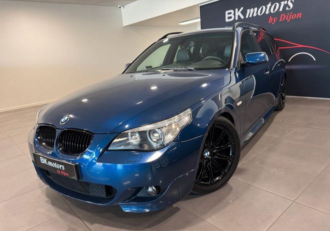 BMW Serie 5 520d E61 Touring 163ch Sport Design BVM6 Bleu de 2006