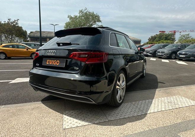 Audi A3 Sportback 2.0 tdi 150ch s-line s-tronic  Noir de 2015