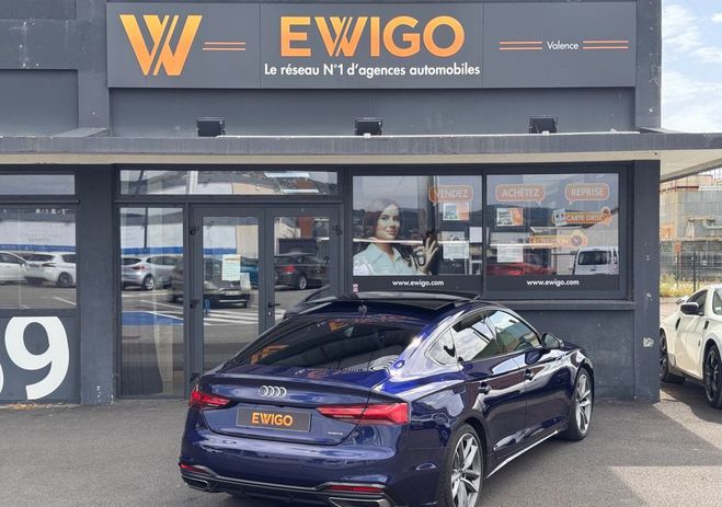 Audi A5 Sportback 2.0 40 tdi 204ch s-line quattr Bleu de 2023