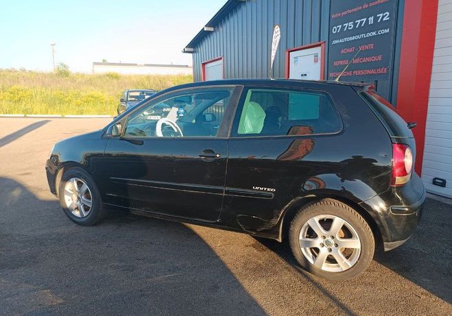 Volkswagen Polo 4 1.2 60cv UNITED GARANTIE 6 MOIS Noir de 2008