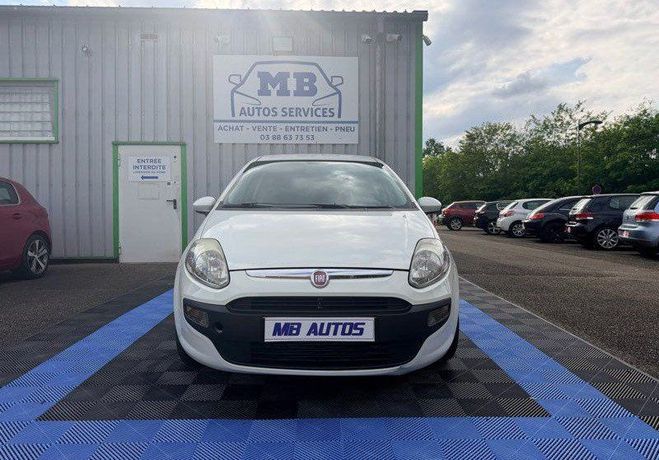 Fiat Punto Evo 1.3 JTD 85cv Dynamique Clim 1er Main Blanc de 2011