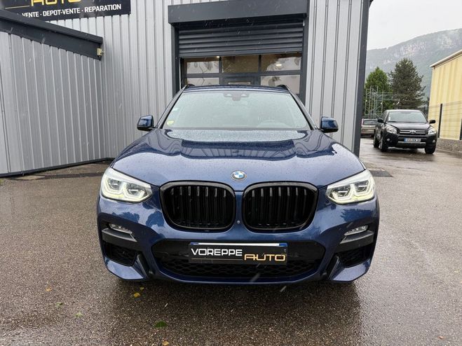 BMW X3 xDrive30dA 265ch M Sport Bleu de 2019