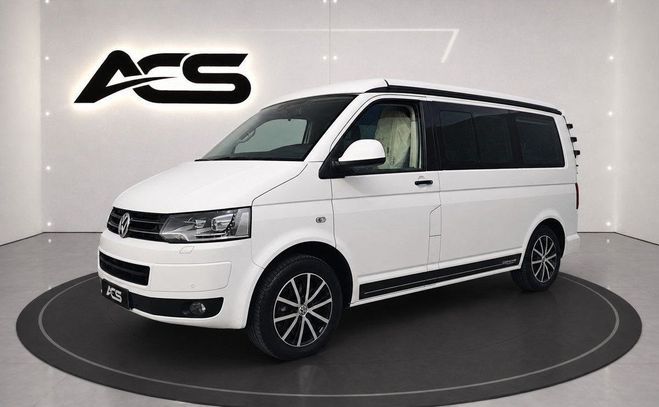 Volkswagen California t5 2.0 tdi DSG7 beach bva toit relevable Blanc de 2014