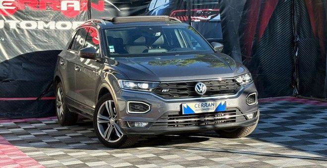Volkswagen T Roc 2.0 TDI 150CH R-LINE 4MOTION DSG7 EURO6D Gris de 2019