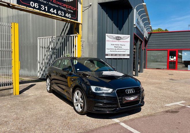 Audi A3 III 2.0l tdi 150 s-line premi�re main Noir de 2013
