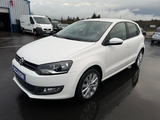 Volkswagen Polo  1.6 TDI 90 CR  Confortline  BLANC de 2011