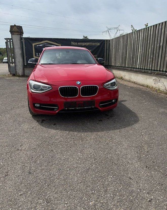 BMW Serie 1 118 i Steptronic Sport-line 170Cv �res m Rouge de 2014