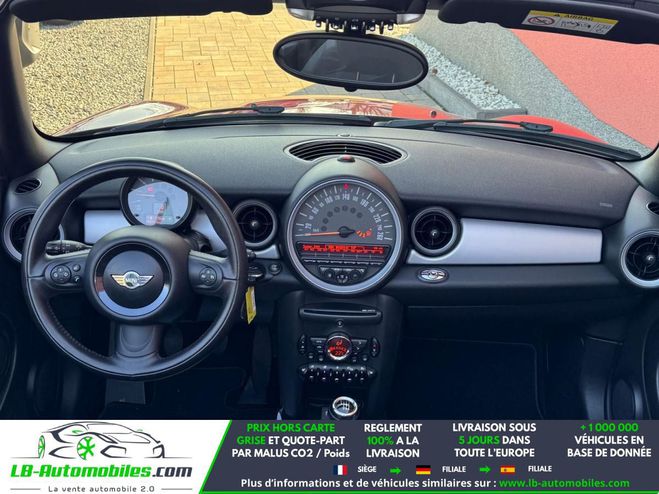 Mini Cabrio 98 ch BVM Rouge de 2015
