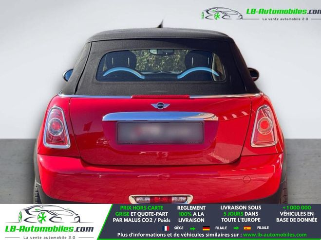 Mini Cabrio 98 ch BVM Rouge de 2015