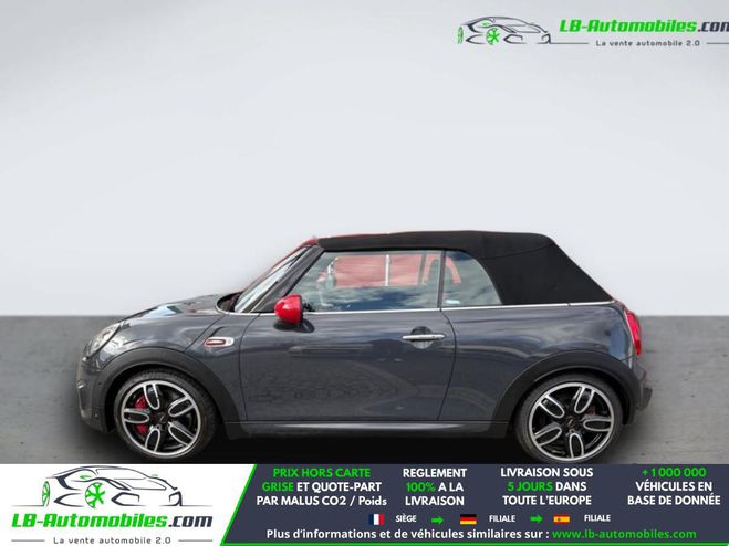 Mini Cabrio 231 ch John  Works BVA Gris M�tallique de 2016