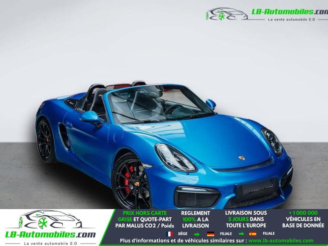 Porsche Boxster 3.8i 375 ch Bleu M�tallique de 2016