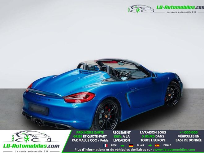 Porsche Boxster 3.8i 375 ch Bleu M�tallique de 2016