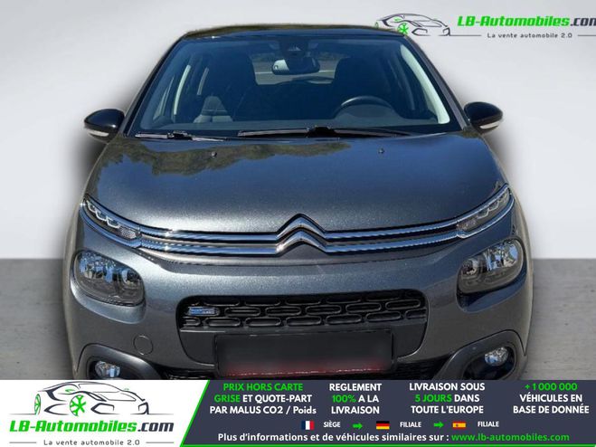Citroen C3 PureTech 82 BVM Noir M�tallique de 2017