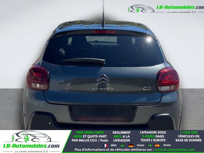 Citroen C3 PureTech 82 BVM Noir M�tallique de 2017