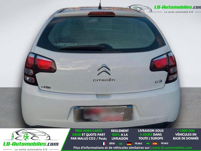 Citroen C3 PureTech 68 BVM Blanc de 2015