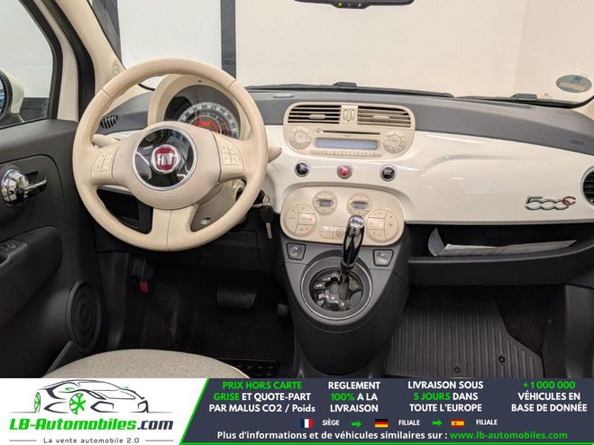 Fiat 500 1.2 69 ch BVA Blanc de 2015