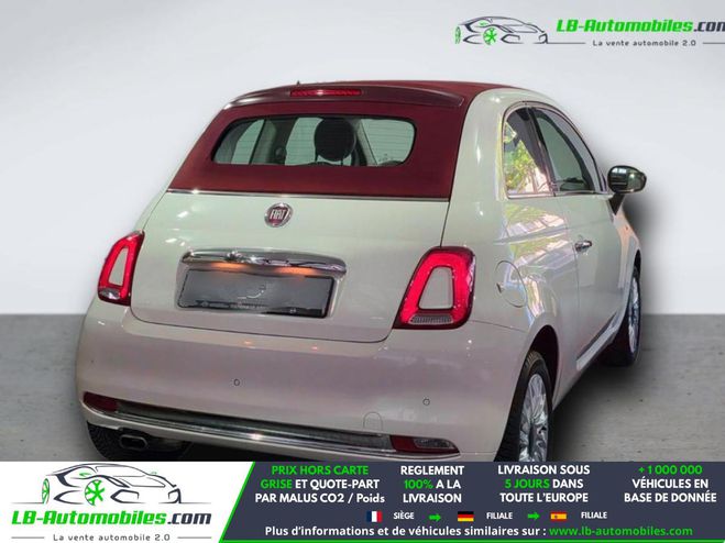 Fiat 500 1.2 69 ch BVA Blanc de 2017