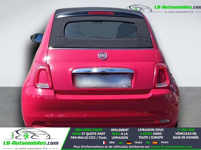 Fiat 500 1.2 69 ch BVA Rouge de 2020