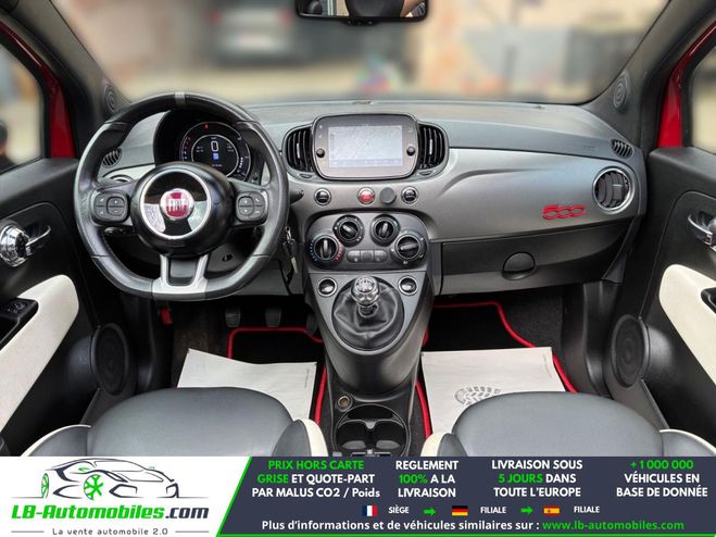 Fiat 500 0.9 85 ch TwinAir BVM Rouge M�tallique de 2019