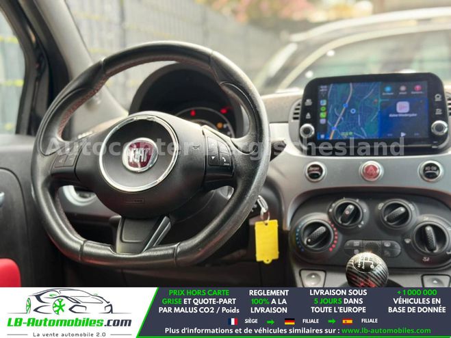 Fiat 500 0.9 8V 85 ch TwinAir BVM Noir M�tallique de 2015