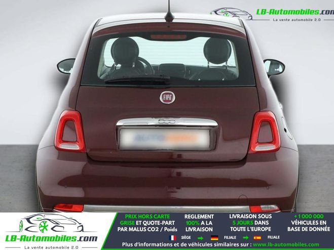 Fiat 500 0.9 85 ch TwinAir BVM Rouge M�tallique de 2019