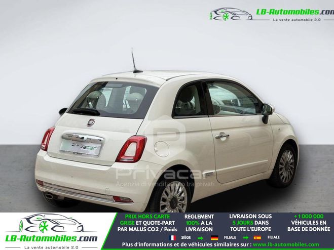 Fiat 500 1.2 69 ch BVA Blanc de 2019