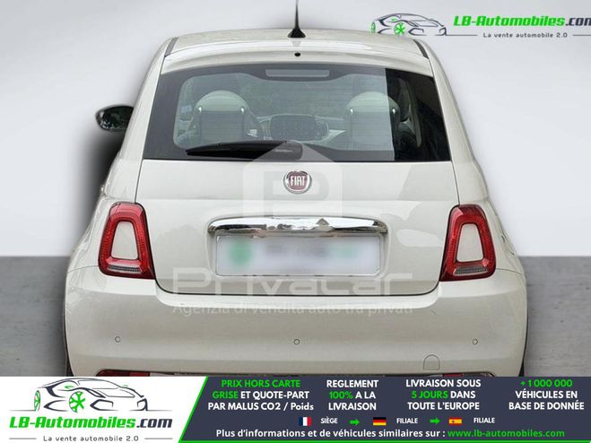 Fiat 500 1.2 69 ch BVA Blanc de 2019
