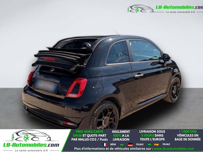 Fiat 500 1.2 69 ch BVA Noir de 2018
