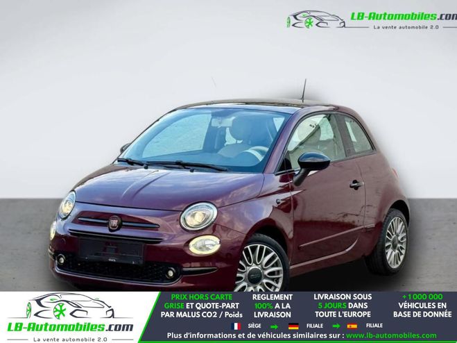 Fiat 500 1.2 69 ch BVA Prune M�tallique de 2018