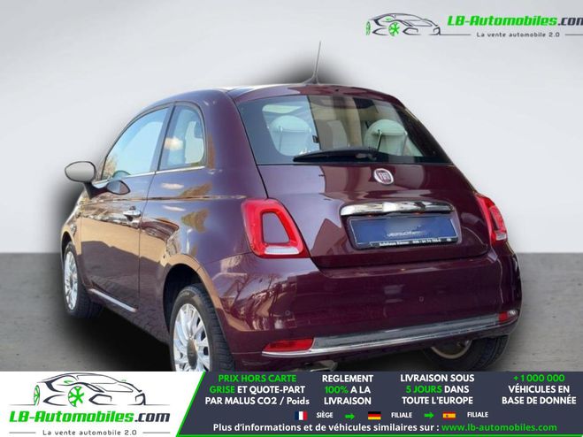 Fiat 500 1.2 69 ch BVA Rouge M�tallique de 2018