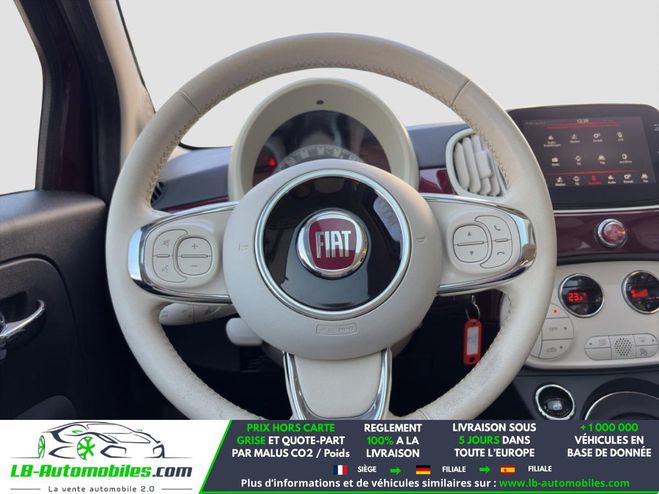 Fiat 500 1.2 69 ch BVA Rouge M�tallique de 2018