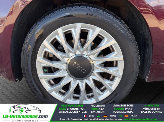 Fiat 500 1.2 69 ch BVA Rouge M�tallique de 2018