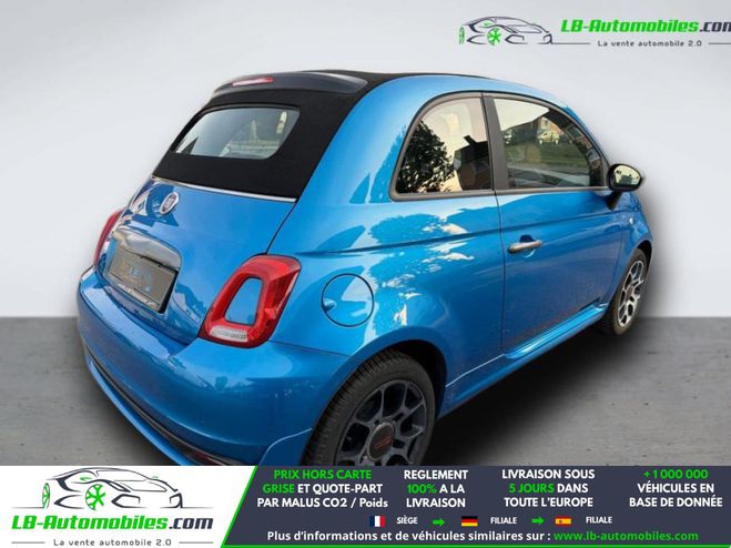 Fiat 500 0.9 85 ch TwinAir BVM Bleu M�tallique de 2018
