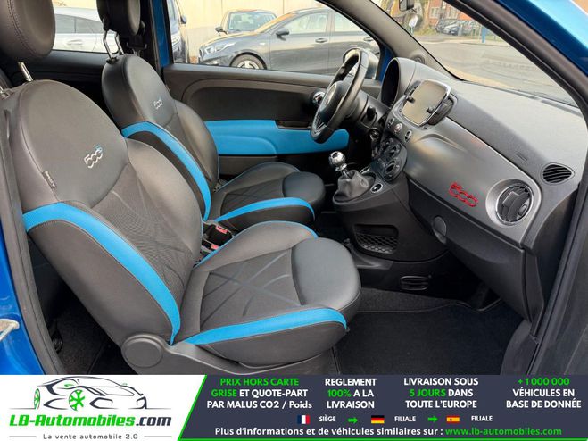 Fiat 500 0.9 85 ch TwinAir BVM Bleu M�tallique de 2018