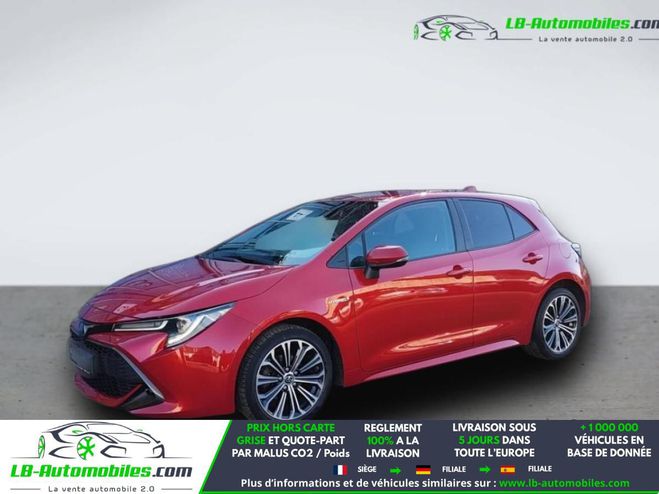 Toyota Corolla Hybride 122 ch BVA Rouge de 2019