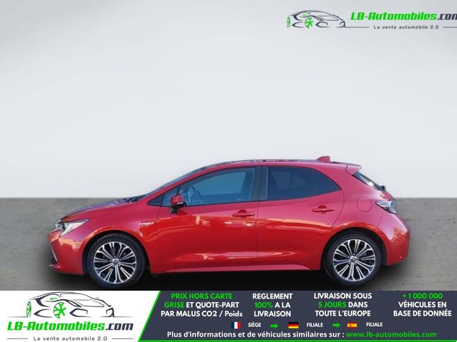 Toyota Corolla Hybride 122 ch BVA Rouge de 2019