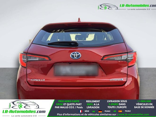 Toyota Corolla Hybride 184h BVA Rouge de 2021