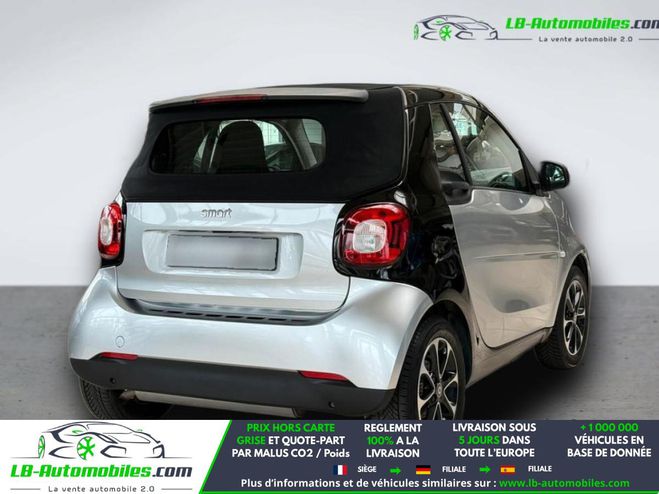 Smart Fortwo 1.0 71 ch  BVA Noir M�tallique de 2017