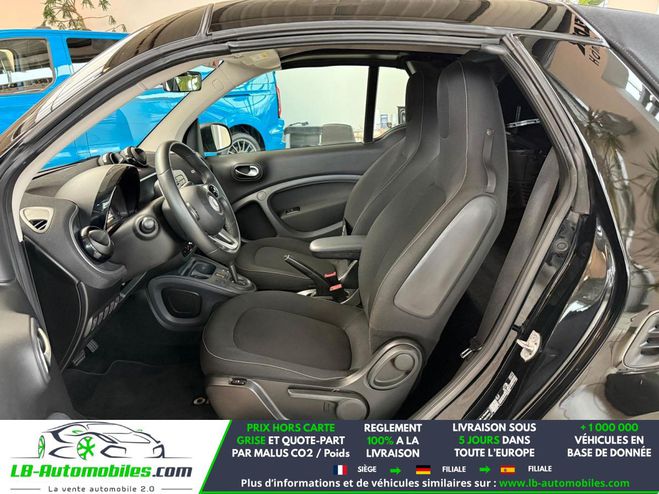 Smart Fortwo 1.0 71 ch  BVA Noir M�tallique de 2017