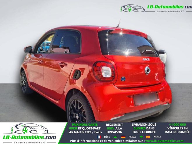 Smart Forfour 82 ch Electrique BVA Rouge M�tallique de 2018