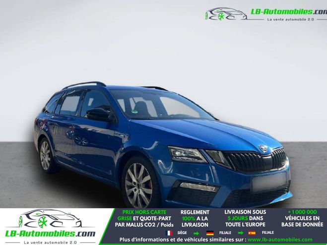 Skoda Octavia 2.0 TDI 184 ch  BVA 4x4 Bleu M�tallique de 2019