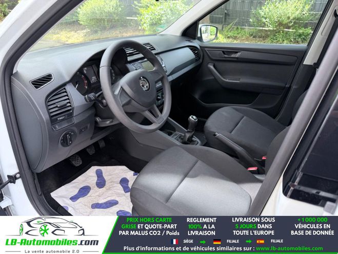Skoda Fabia 1.0 MPI 75 ch BVM Blanc M�tallique de 2018